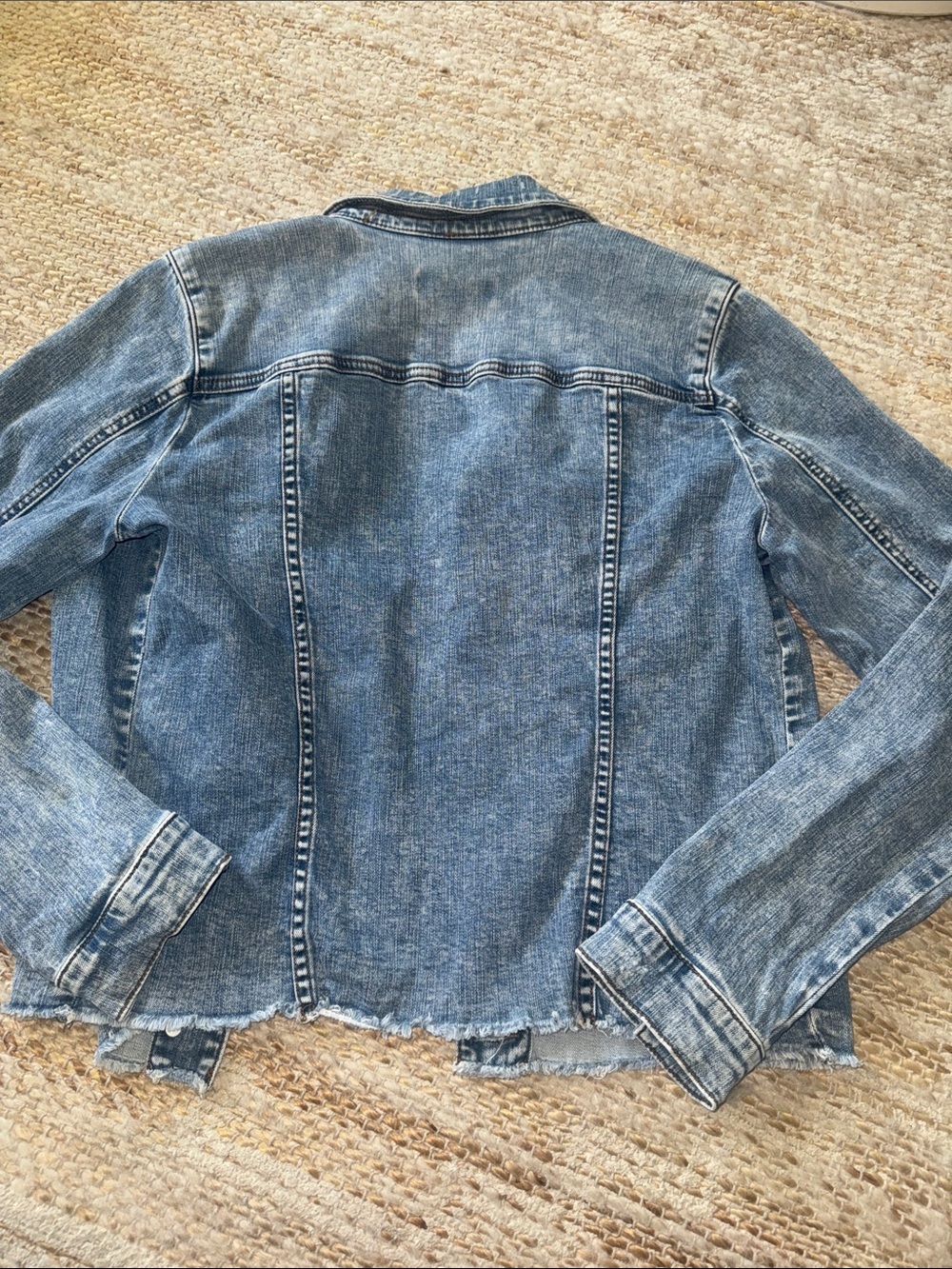 Kut from the Kloth Light Blue Denim Jean Jacket - Picture 5 of 7
